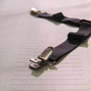 Criss Cross Bed Sheet Straps (Pack of 2) FeelAtHomeStore Criss Cross Bed Sheet Straps (Pack of 2) FeelAtHomeStore