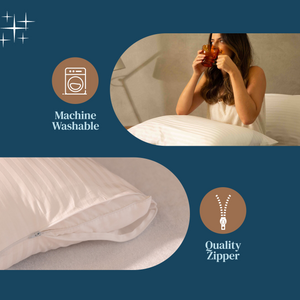 Waterproof Cotton Pillow Protector Cover